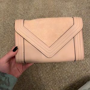 Soft blush pink purse